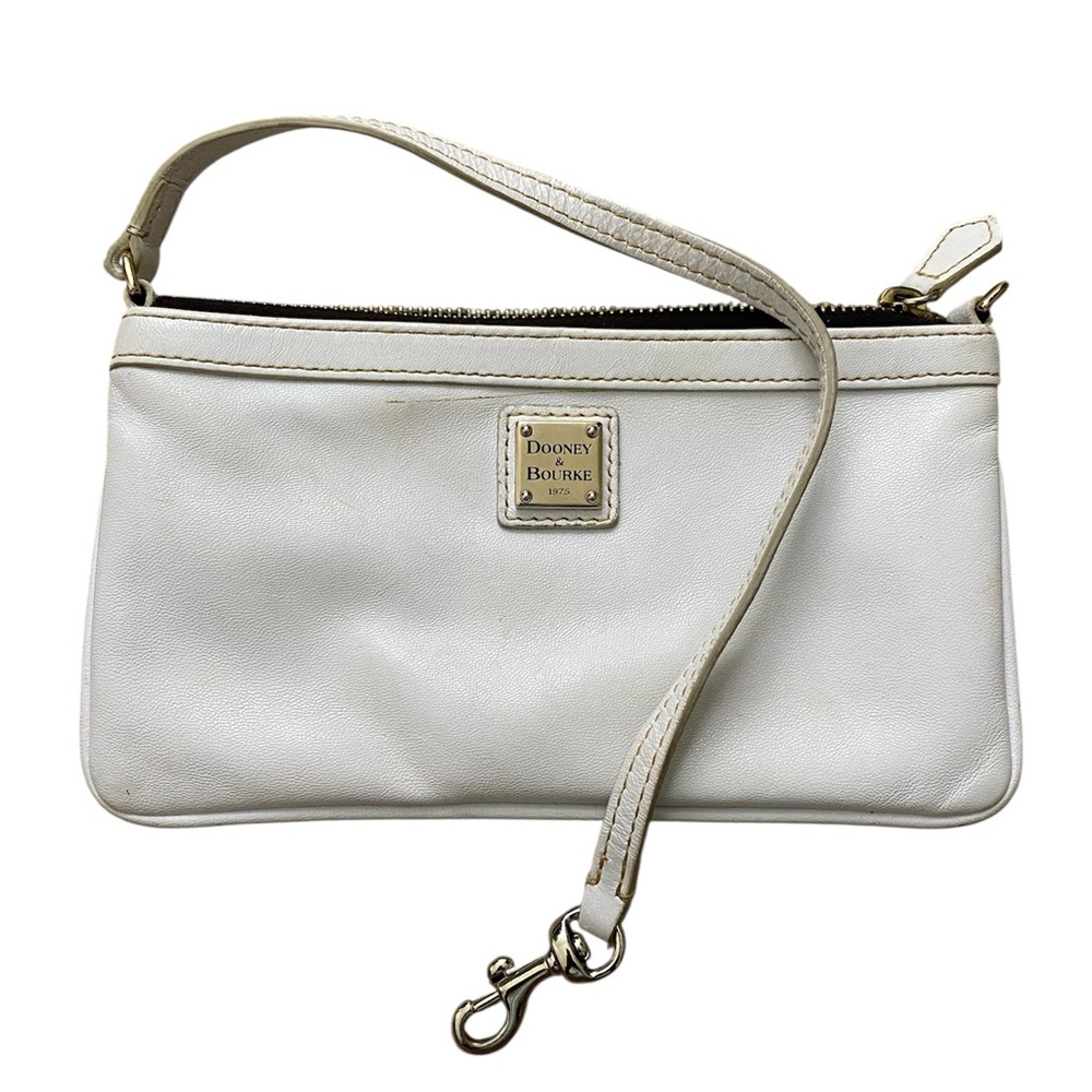 Dooney & Bourke White Leather Women's Wallet - Picture 2 of 12